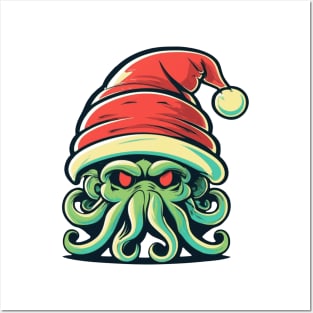 A Portrait of Christmas Cthulhu #3 Posters and Art